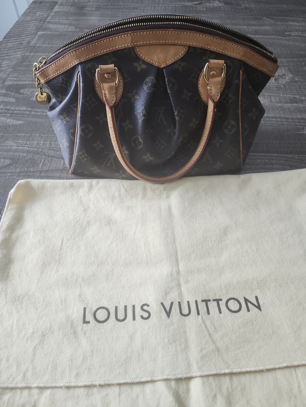 Louis Vuitton Brown Monogram Canvas Tivoly